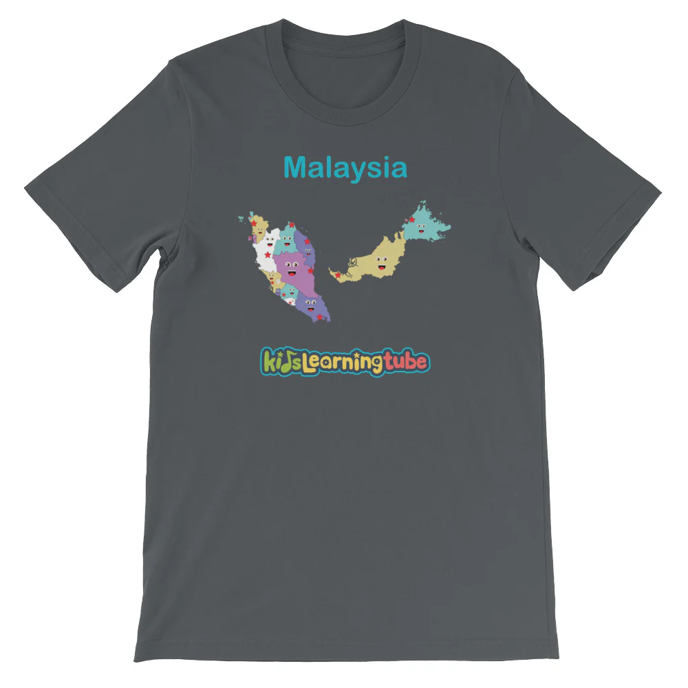 'Malaysia' Adult Unisex Short Sleeve T-Shirt - Image 5