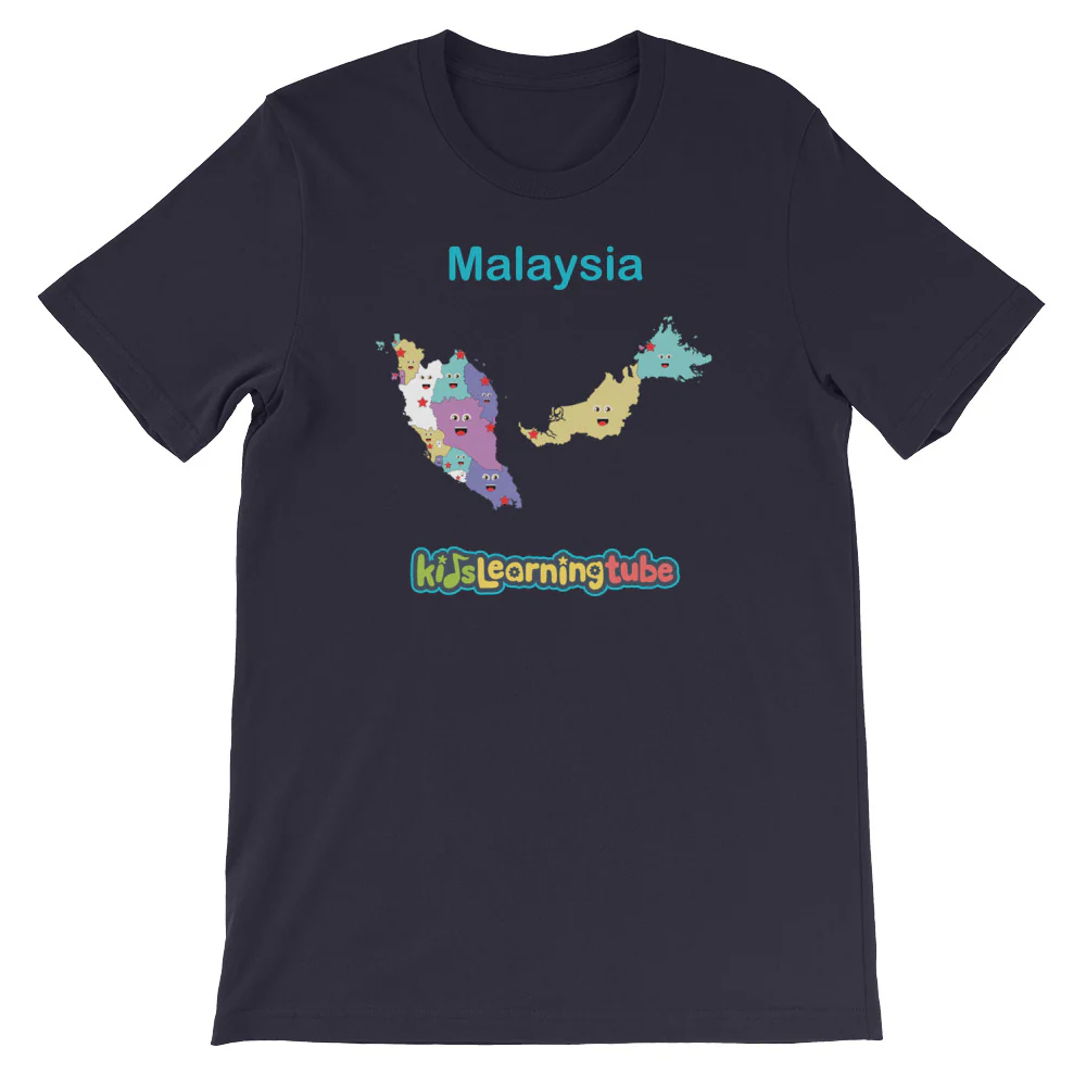 'Malaysia' Adult Unisex Short Sleeve T-Shirt - Image 6