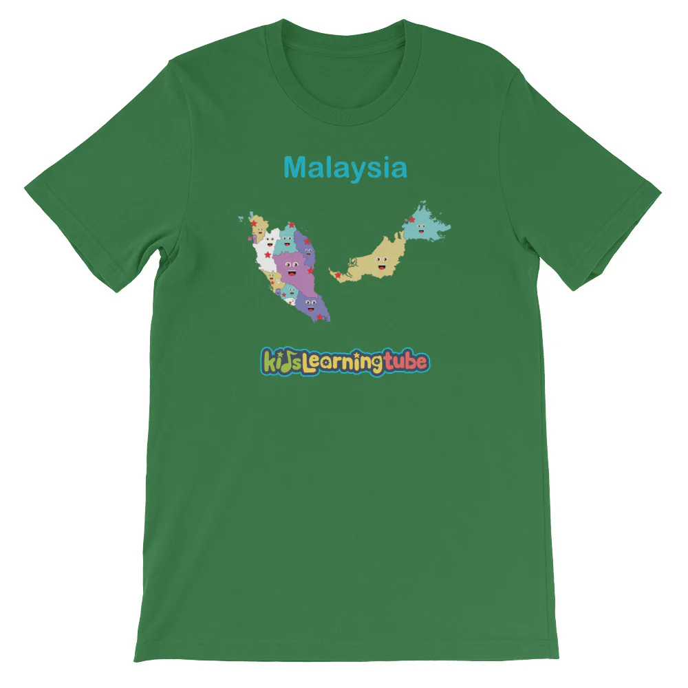 'Malaysia' Adult Unisex Short Sleeve T-Shirt - Image 7
