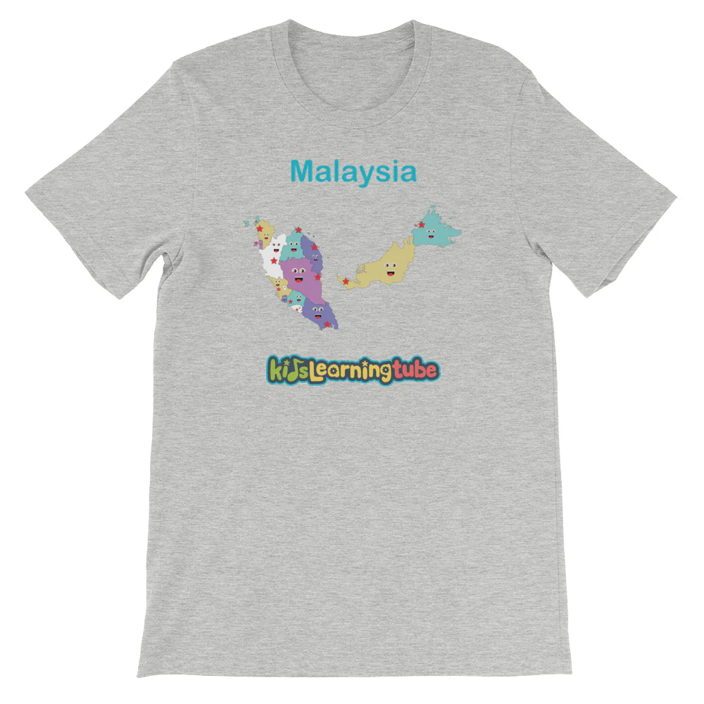 'Malaysia' Adult Unisex Short Sleeve T-Shirt - Image 8