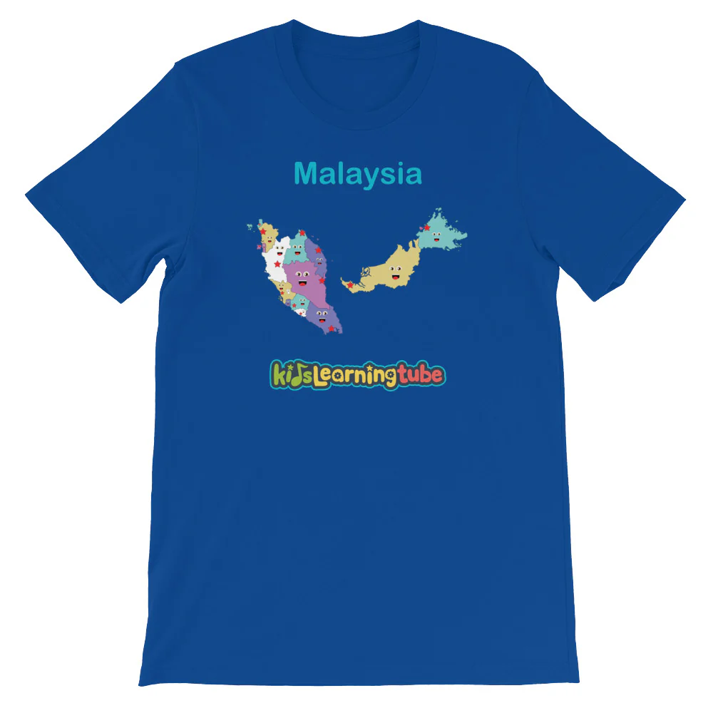 'Malaysia' Adult Unisex Short Sleeve T-Shirt - Image 9