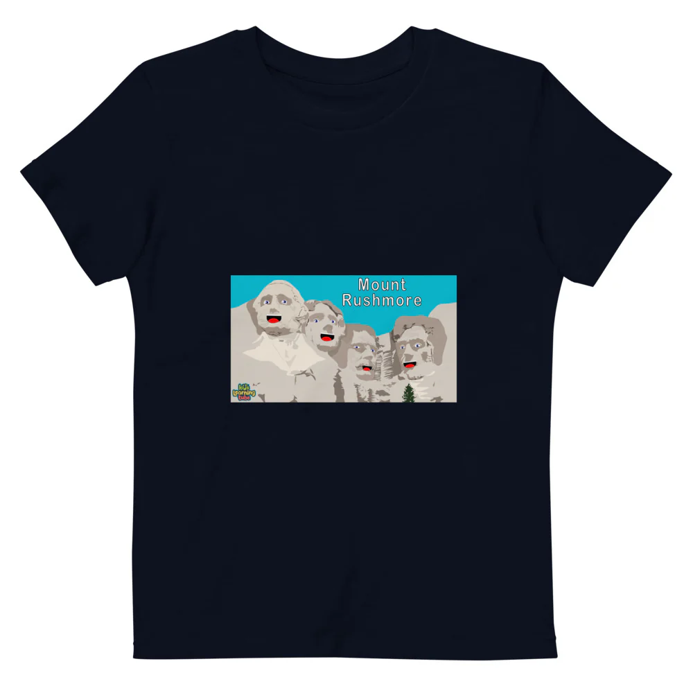 Mount Rushmore - Organic cotton kids t-shirt - Image 2