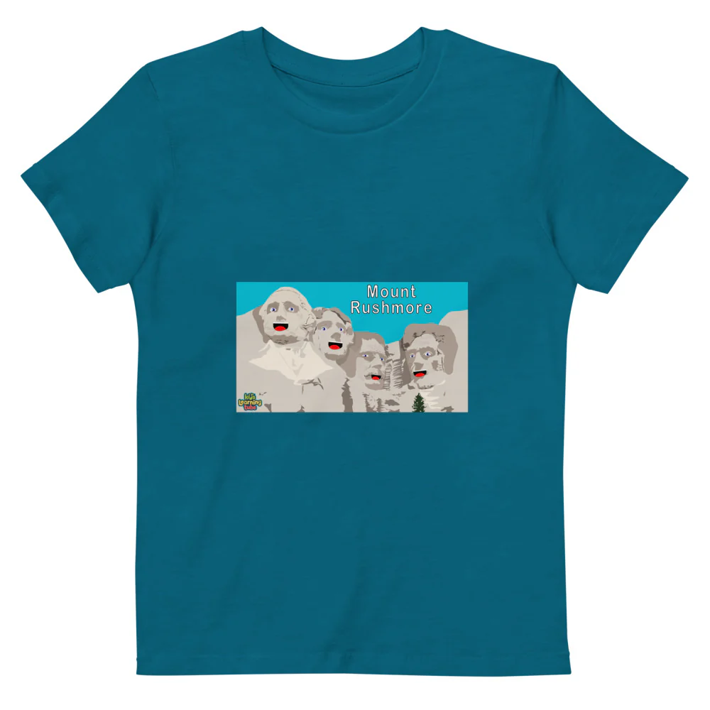 Mount Rushmore - Organic cotton kids t-shirt - Image 3