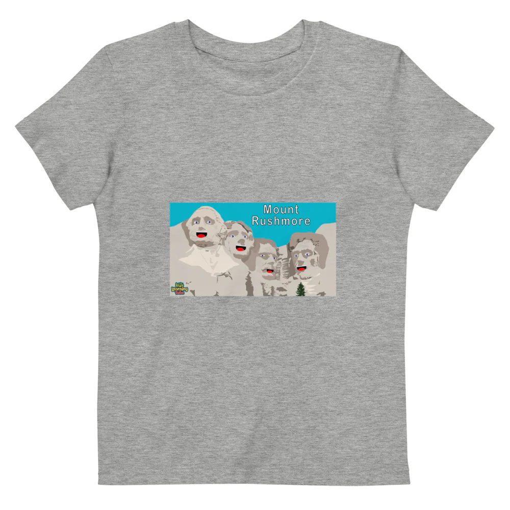 Mount Rushmore - Organic cotton kids t-shirt - Image 4