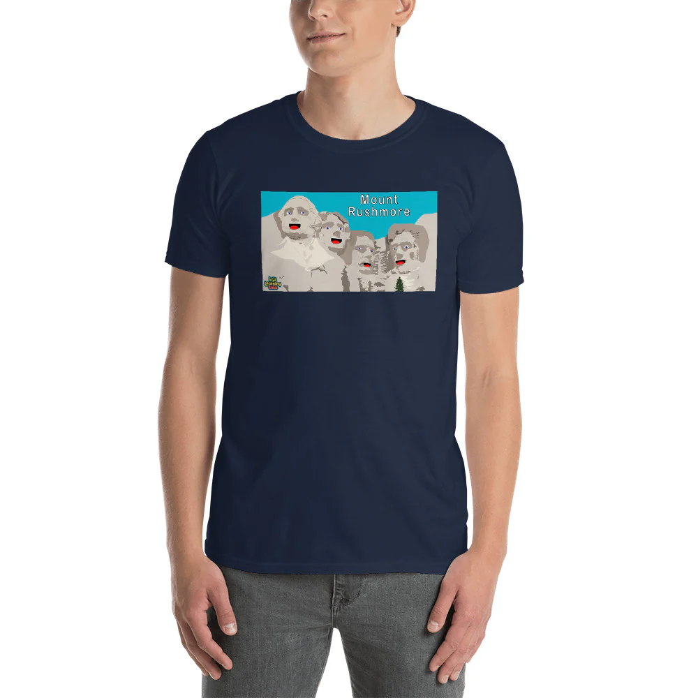 Mount Rushmore - Short-Sleeve Unisex T-Shirt - Image 3