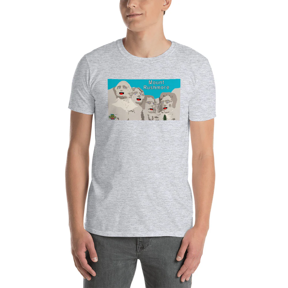 Mount Rushmore - Short-Sleeve Unisex T-Shirt - Image 4