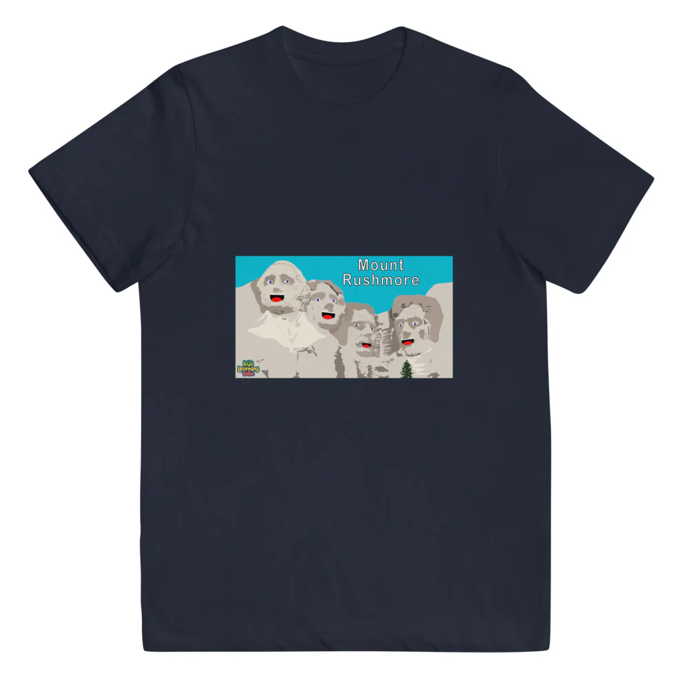 Mount Rushmore - Youth jersey t-shirt - Image 3