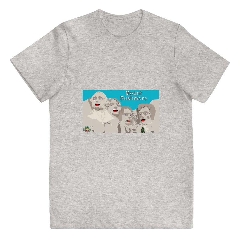 Mount Rushmore - Youth jersey t-shirt - Image 5