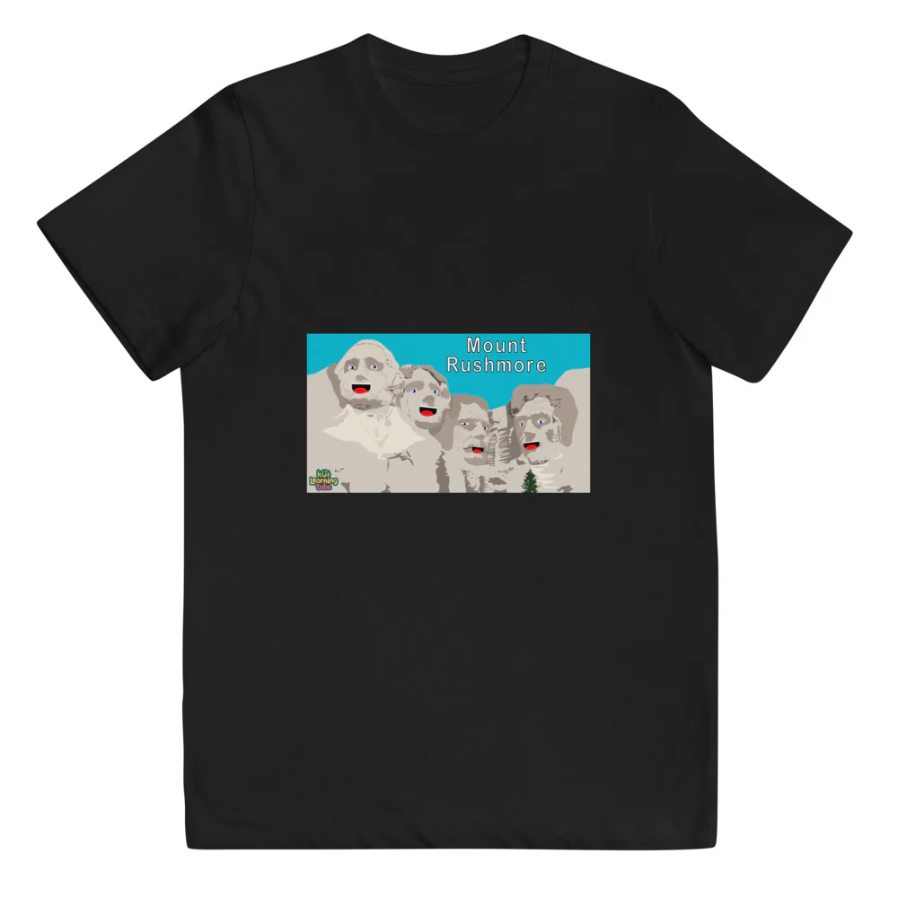 Mount Rushmore - Youth jersey t-shirt - Image 2