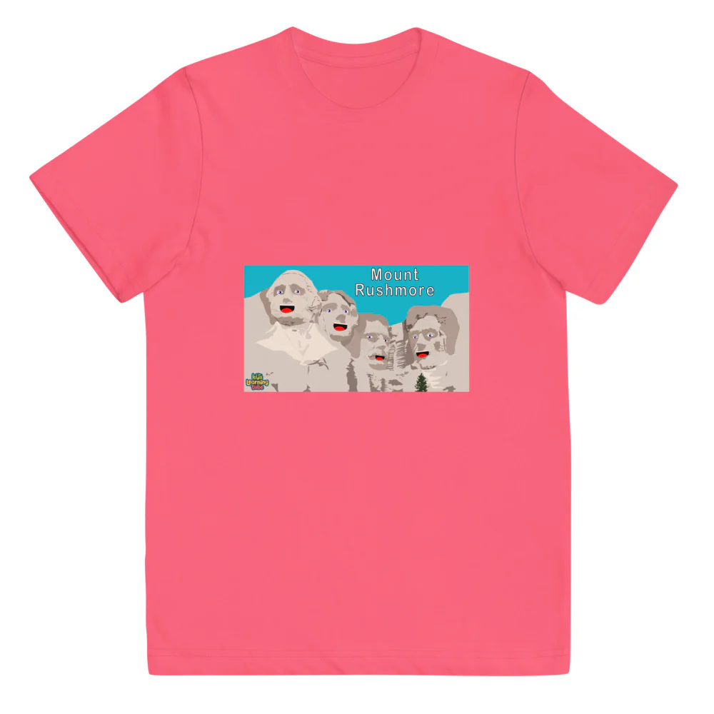 Mount Rushmore - Youth jersey t-shirt - Image 4