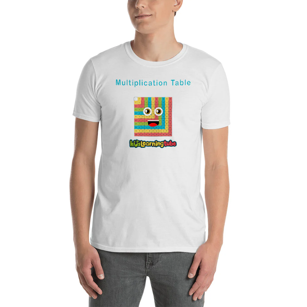 Multiplication Table - Short-Sleeve Unisex T-Shirt - Image 2