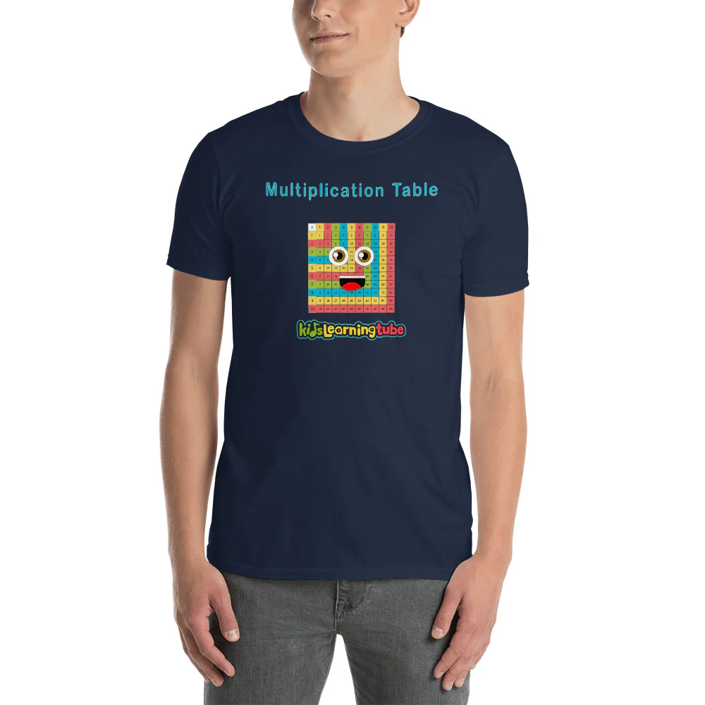 Multiplication Table - Short-Sleeve Unisex T-Shirt - Image 3