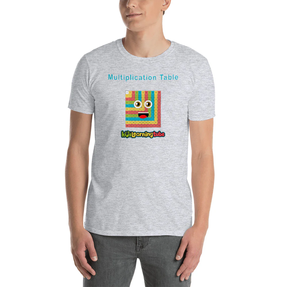 Multiplication Table - Short-Sleeve Unisex T-Shirt - Image 4