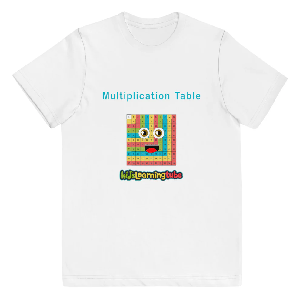 Multiplication Table - Youth jersey t-shirt