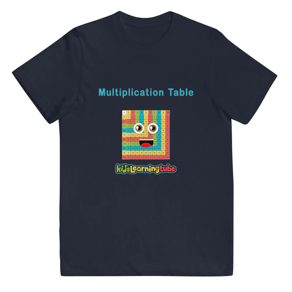 Multiplication Table - Youth jersey t-shirt - Image 3