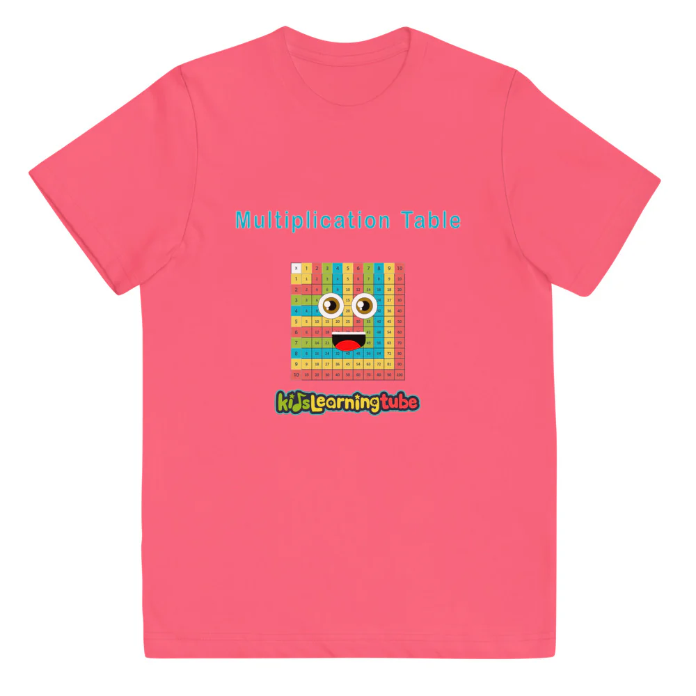 Multiplication Table - Youth jersey t-shirt - Image 4