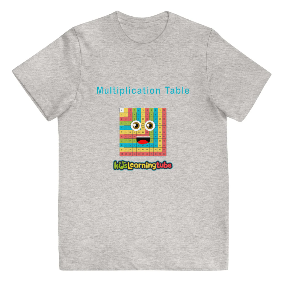 Multiplication Table - Youth jersey t-shirt - Image 5