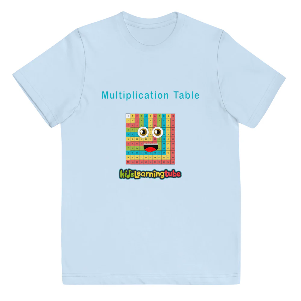 Multiplication Table - Youth jersey t-shirt - Image 6