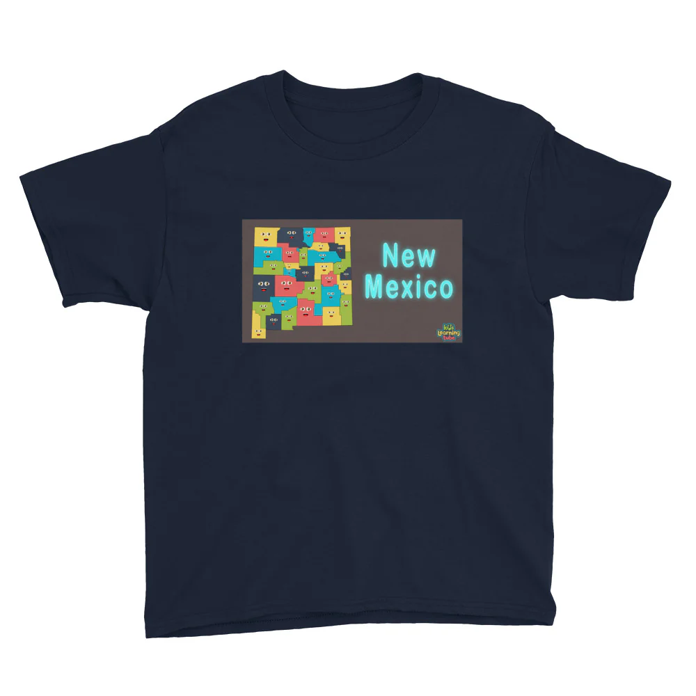 New Mexico - Youth Short Sleeve T-Shirt - Image 3