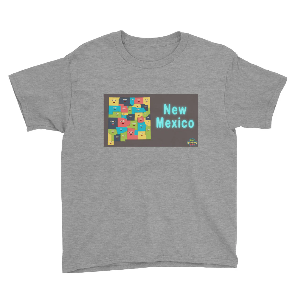 New Mexico - Youth Short Sleeve T-Shirt - Image 6