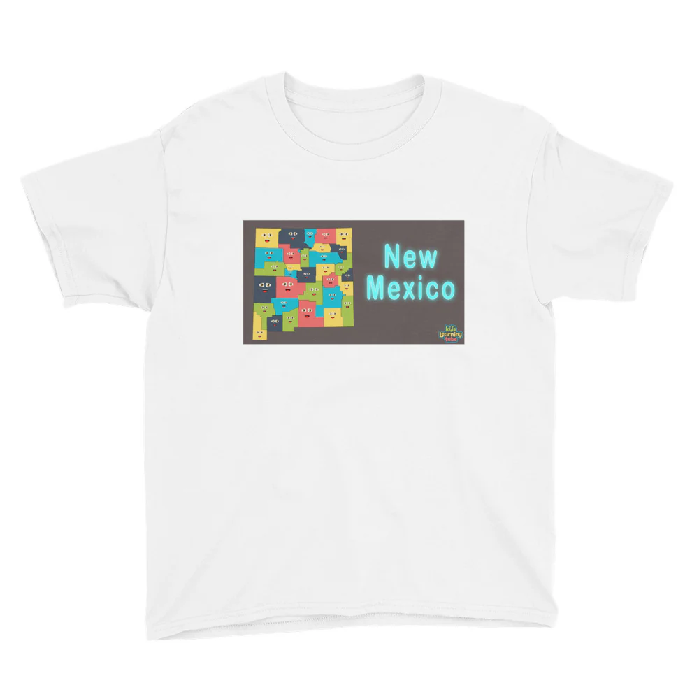 New Mexico - Youth Short Sleeve T-Shirt - Image 8