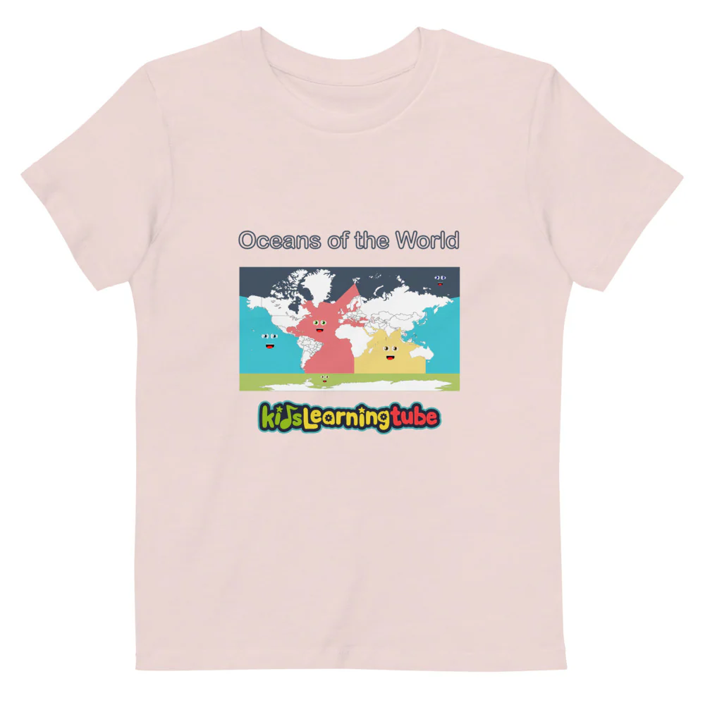 Oceans of the World - Organic cotton kids t-shirt - Image 5