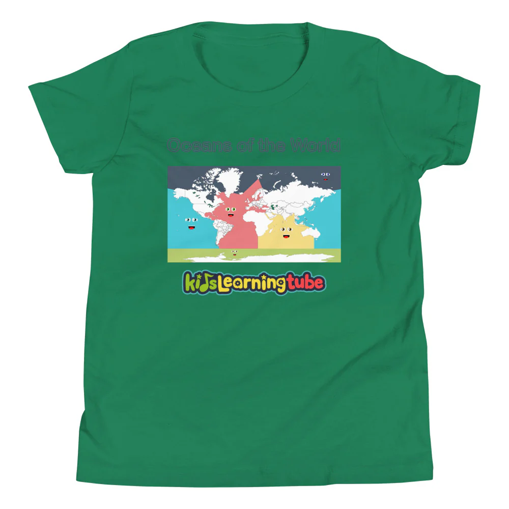 Oceans of the World - Youth Short Sleeve T-Shirt - Image 3