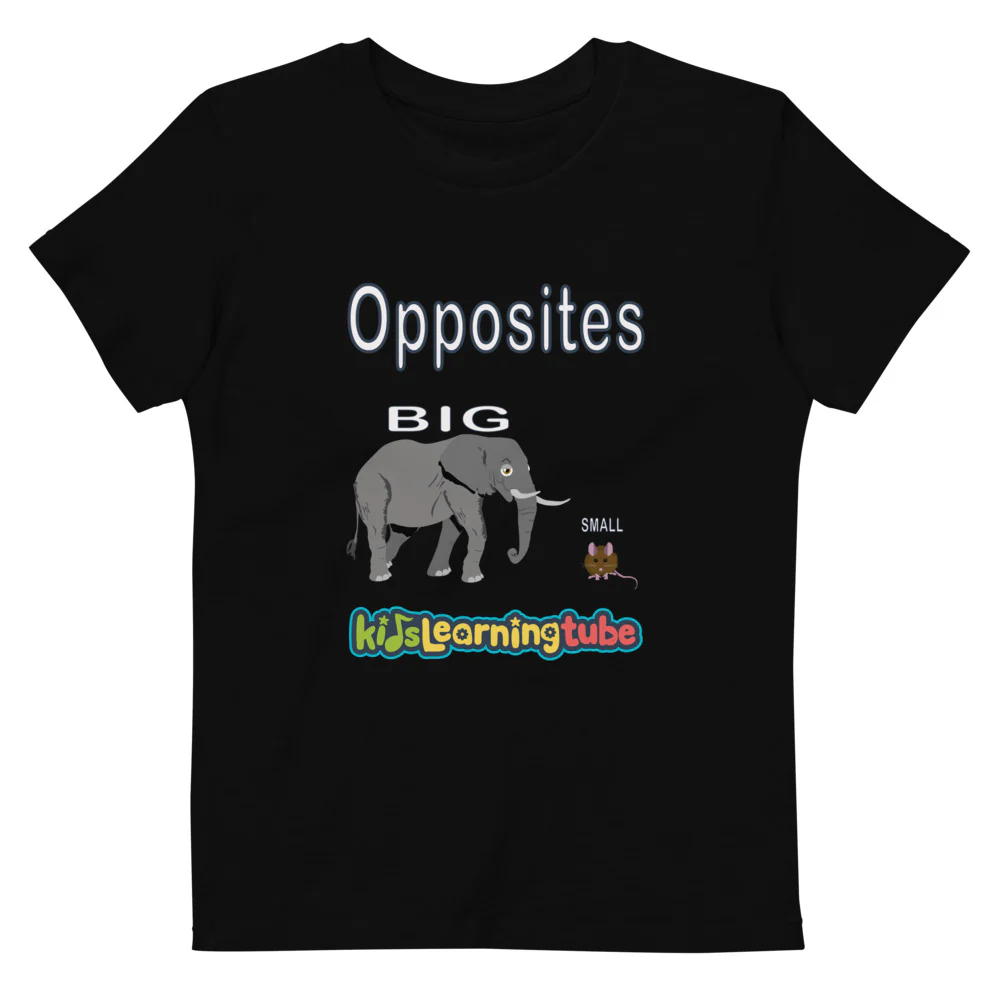 Opposites - Organic cotton kids t-shirt