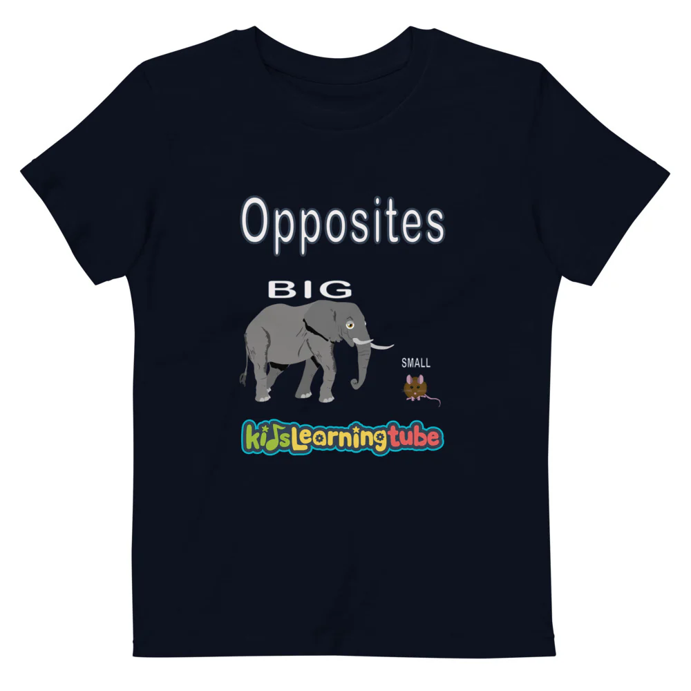Opposites - Organic cotton kids t-shirt - Image 2