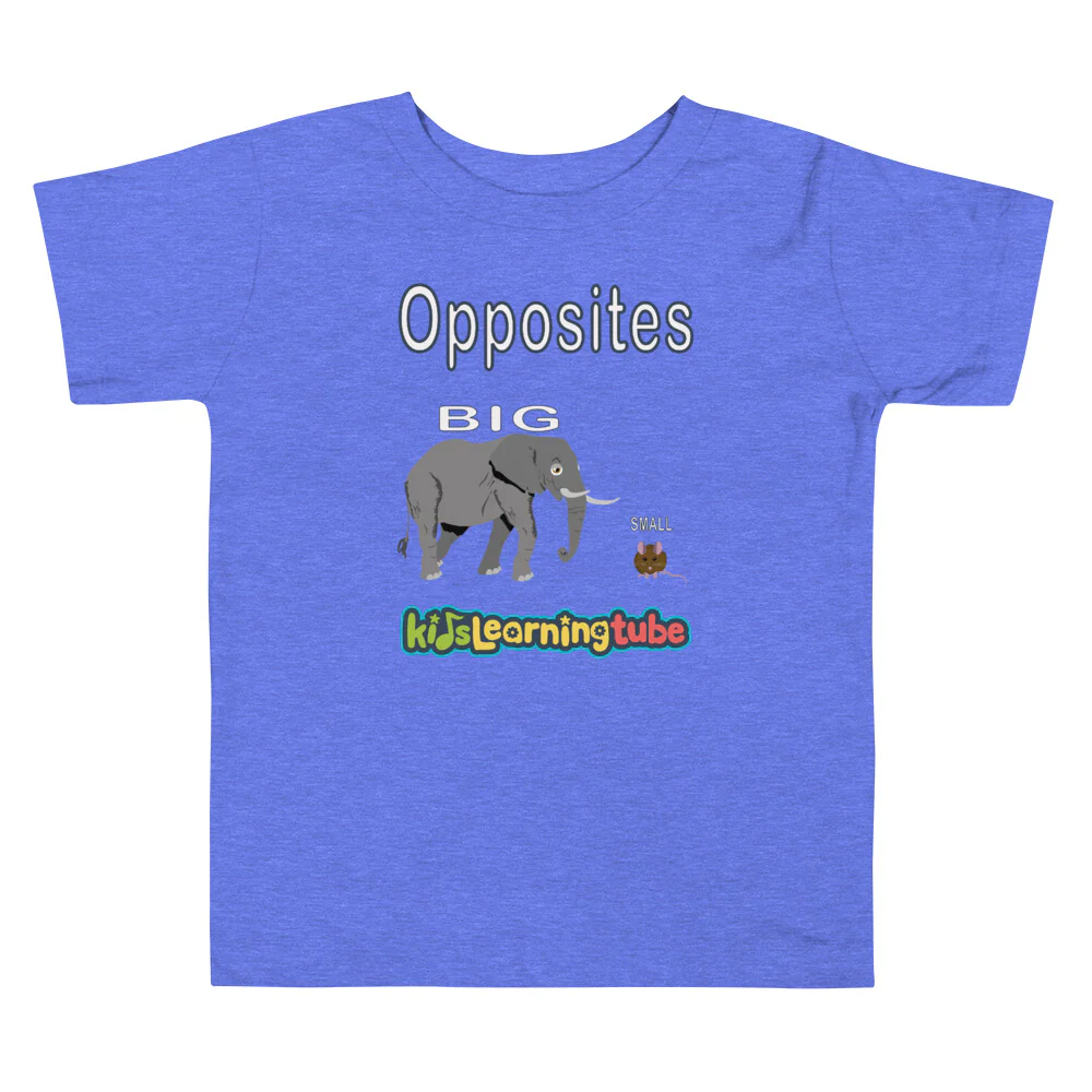 Opposites - Toddler Short Sleeve Tee - Image 3