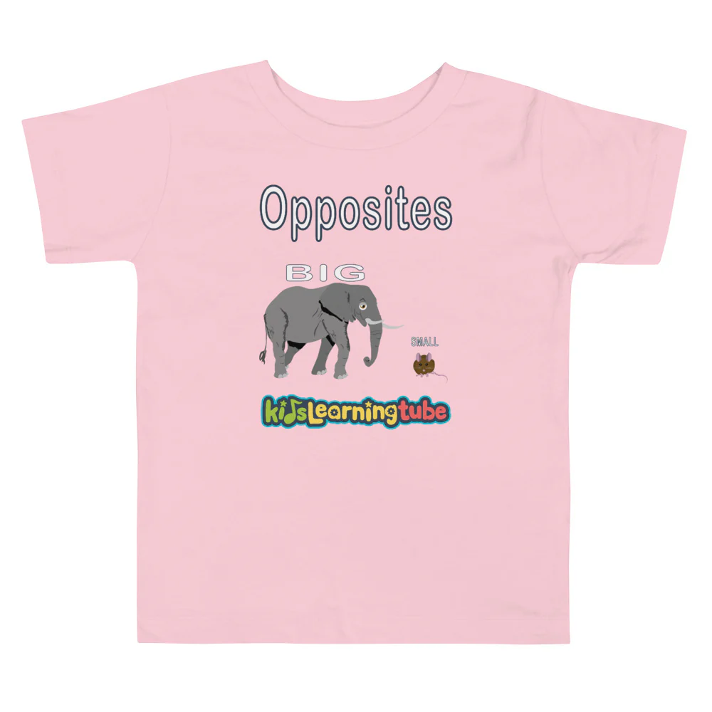 Opposites - Toddler Short Sleeve Tee - Image 4