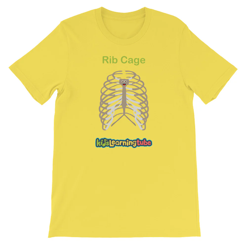 'Rib Cage' Adult Unisex Short-Sleeve T-Shirt - Image 12