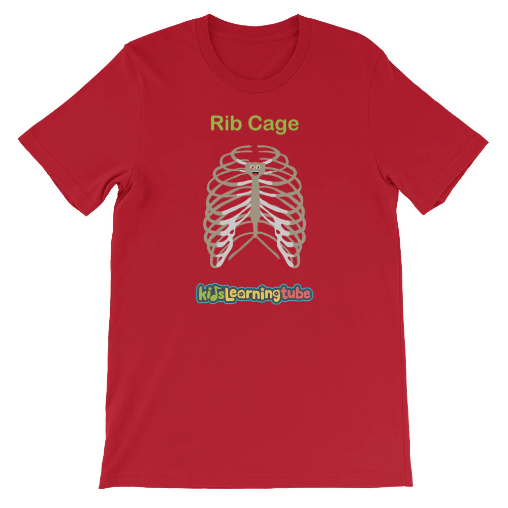 'Rib Cage' Adult Unisex Short-Sleeve T-Shirt - Image 13