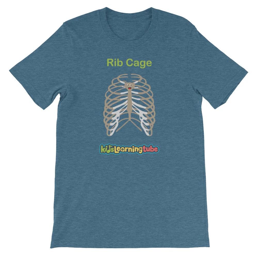 'Rib Cage' Adult Unisex Short-Sleeve T-Shirt - Image 3