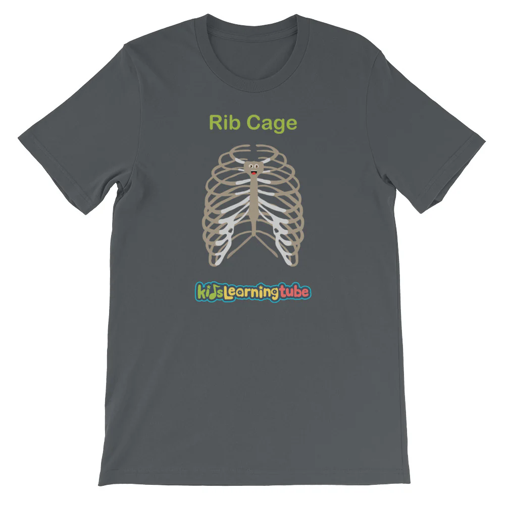 'Rib Cage' Adult Unisex Short-Sleeve T-Shirt - Image 5