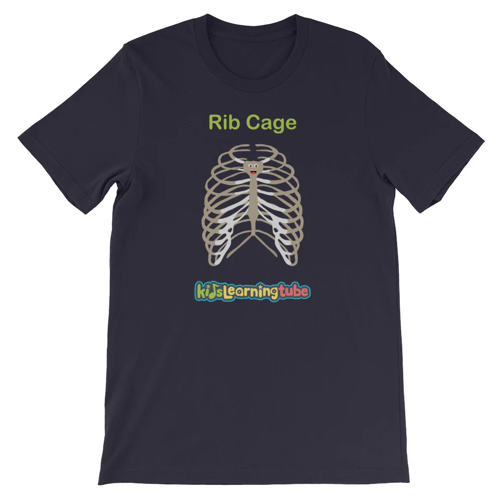 'Rib Cage' Adult Unisex Short-Sleeve T-Shirt - Image 6