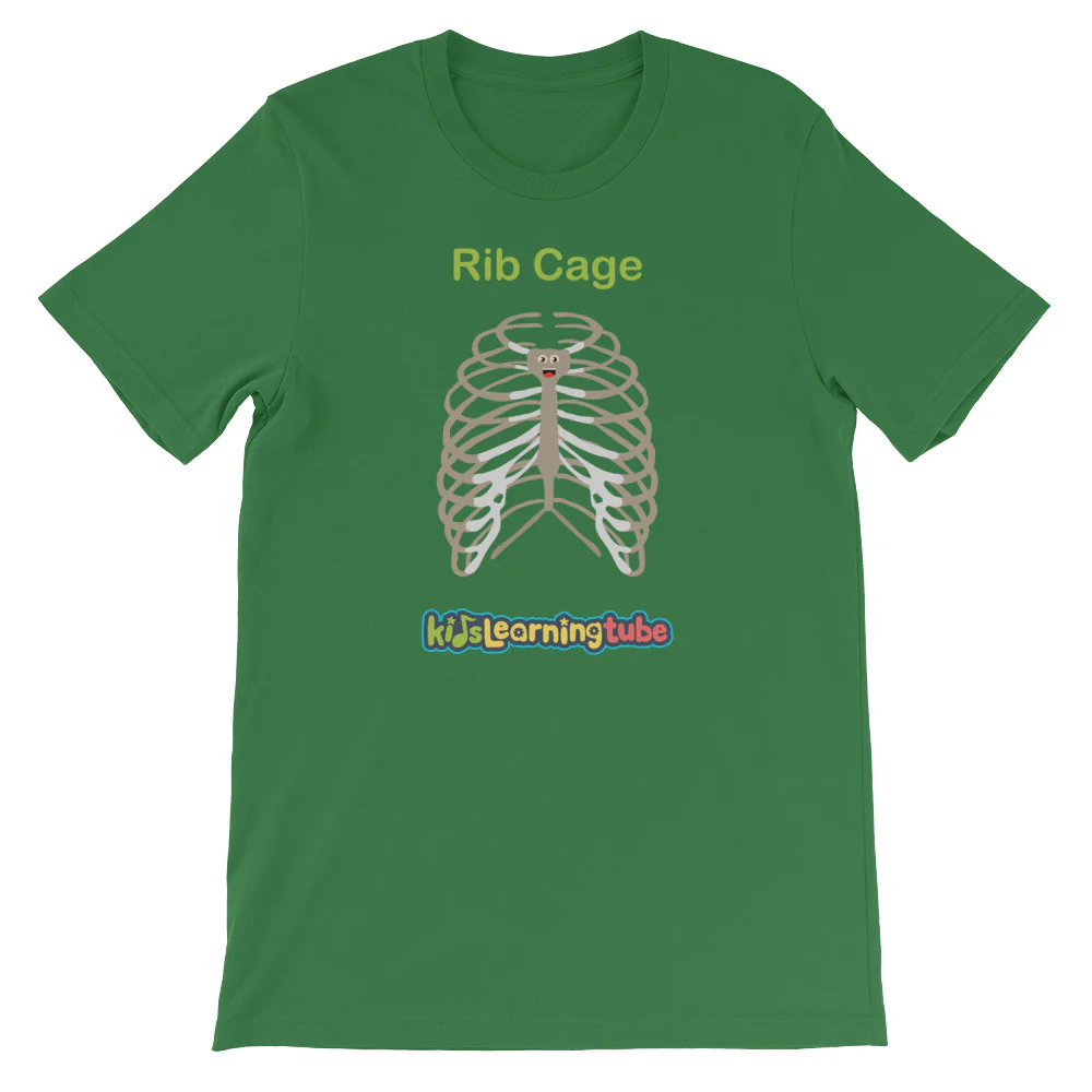 'Rib Cage' Adult Unisex Short-Sleeve T-Shirt - Image 7