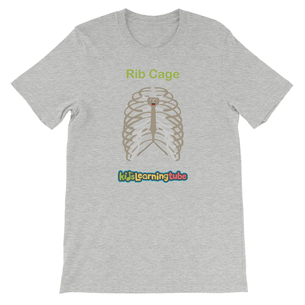 'Rib Cage' Adult Unisex Short-Sleeve T-Shirt - Image 8