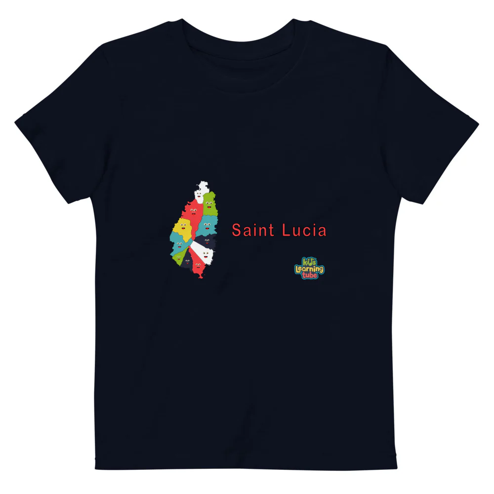 Saint Lucia - Organic cotton kids t-shirt - Image 2