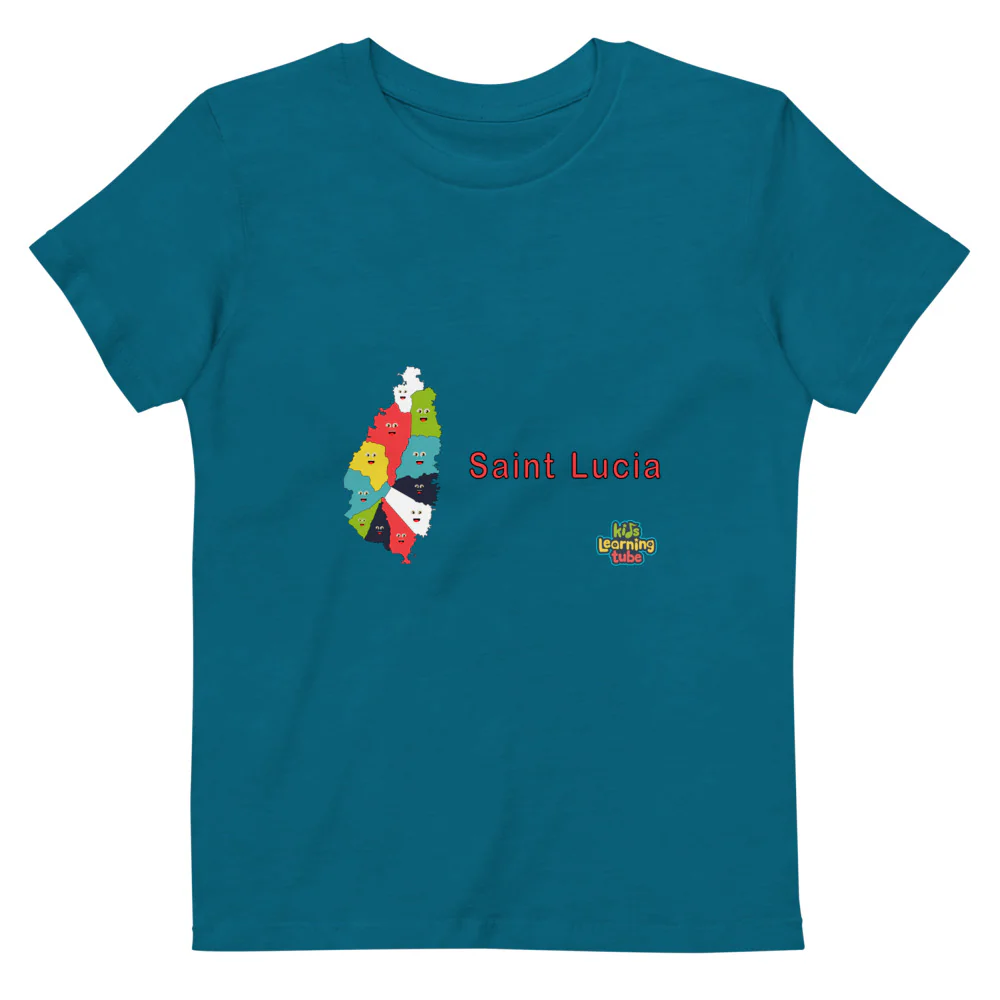 Saint Lucia - Organic cotton kids t-shirt - Image 3