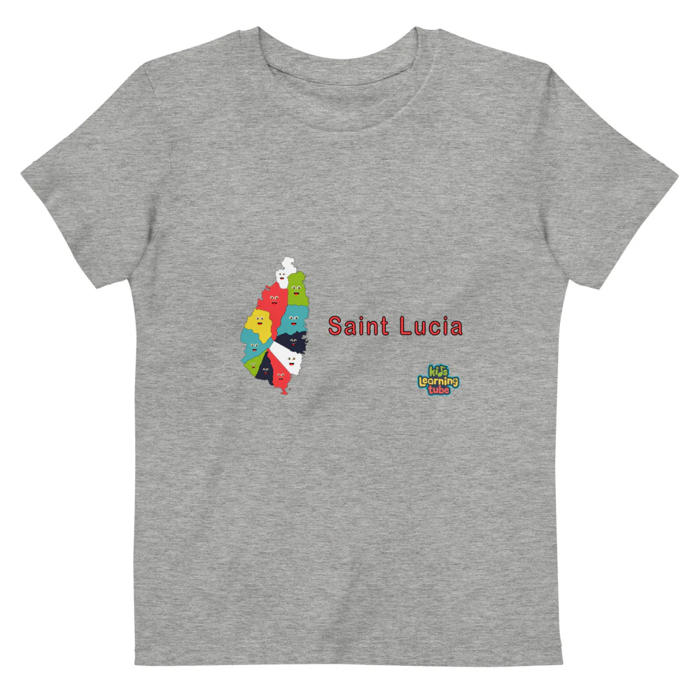 Saint Lucia - Organic cotton kids t-shirt - Image 4