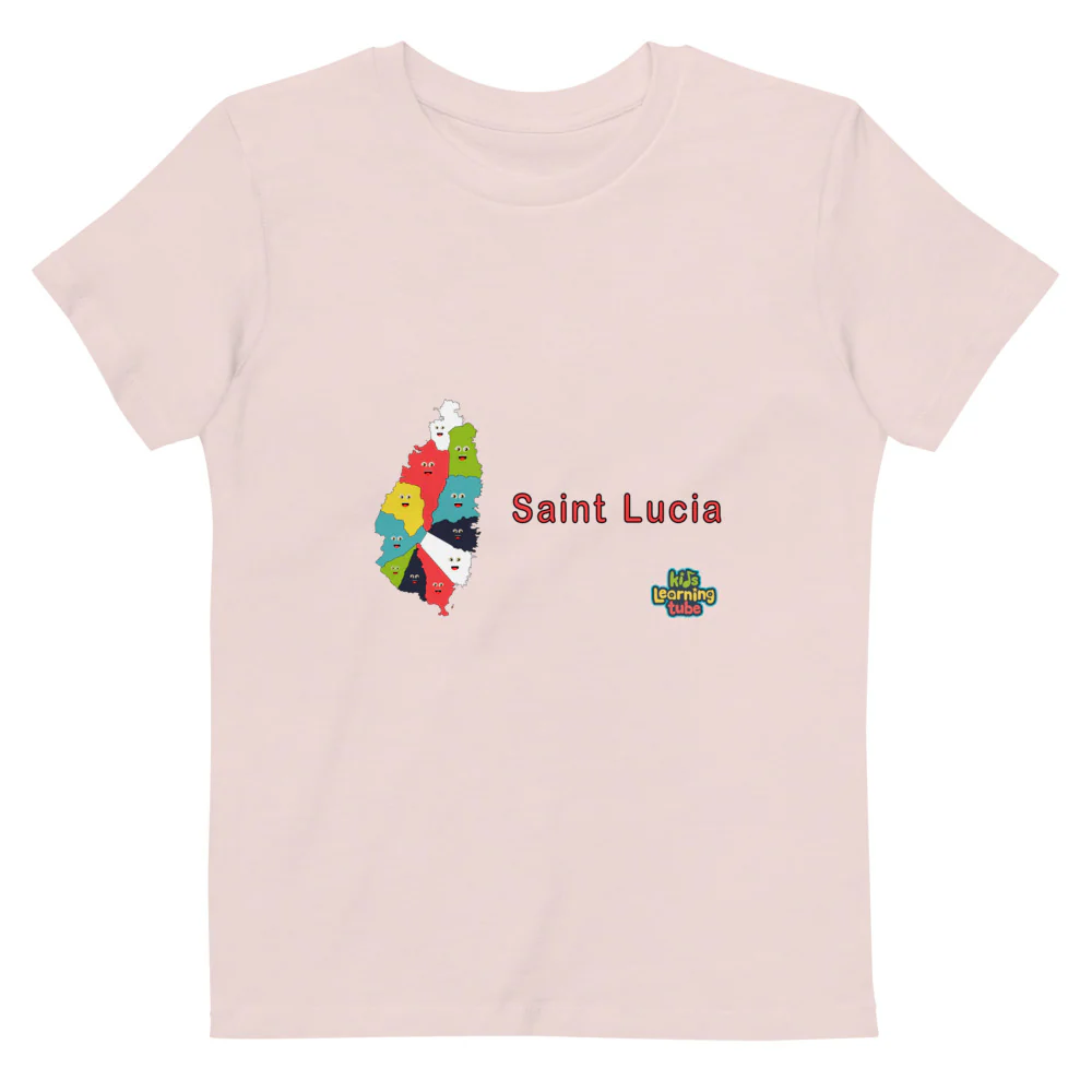 Saint Lucia - Organic cotton kids t-shirt - Image 5