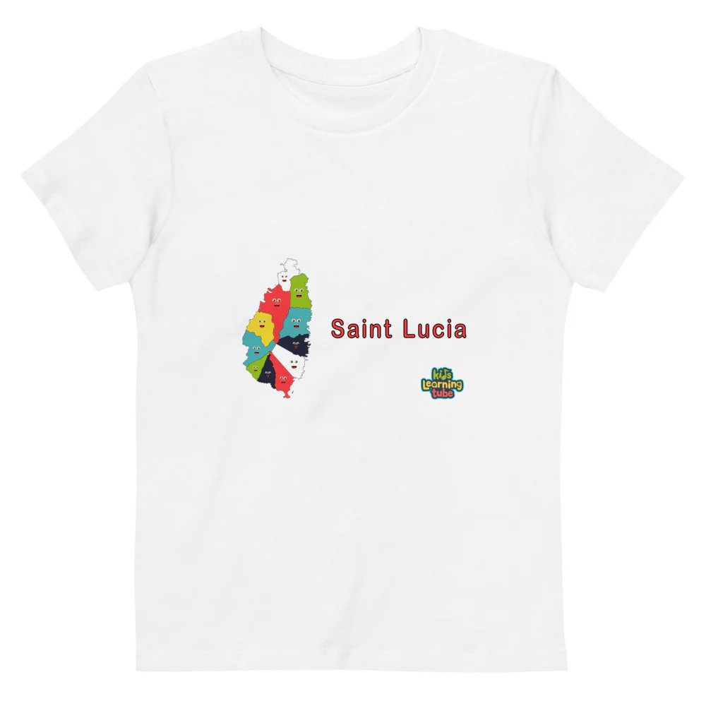 Saint Lucia - Organic cotton kids t-shirt - Image 6