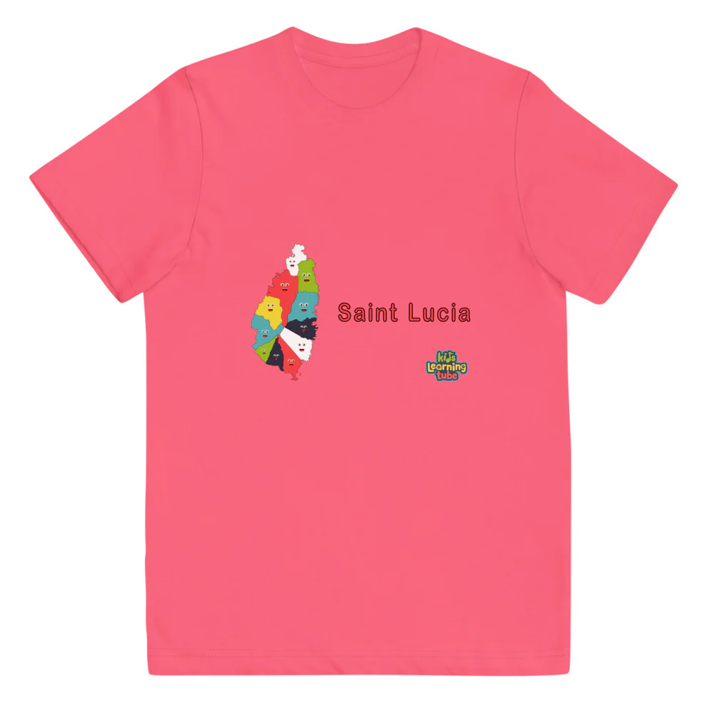 Saint Lucia - Youth jersey t-shirt - Image 4