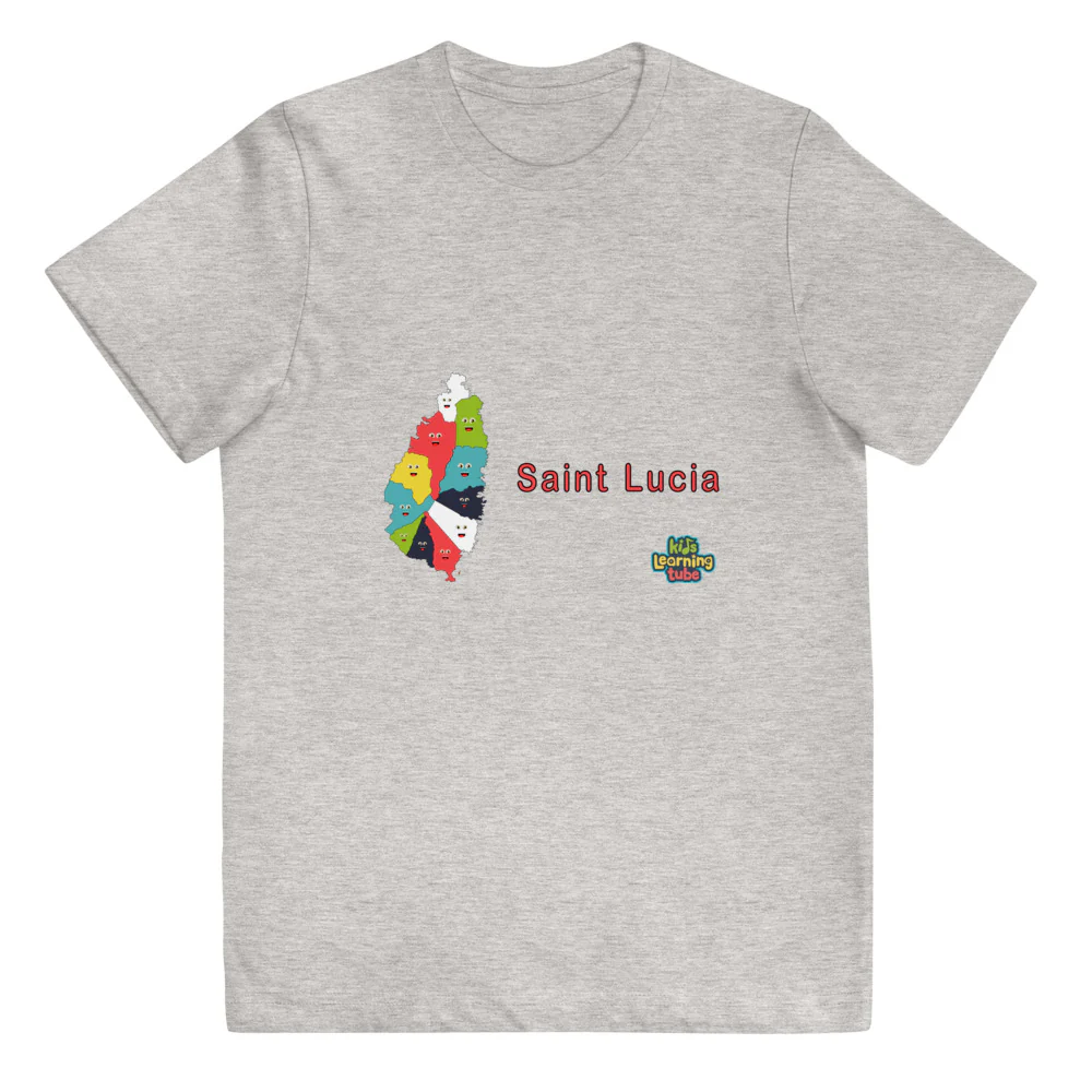 Saint Lucia - Youth jersey t-shirt - Image 5