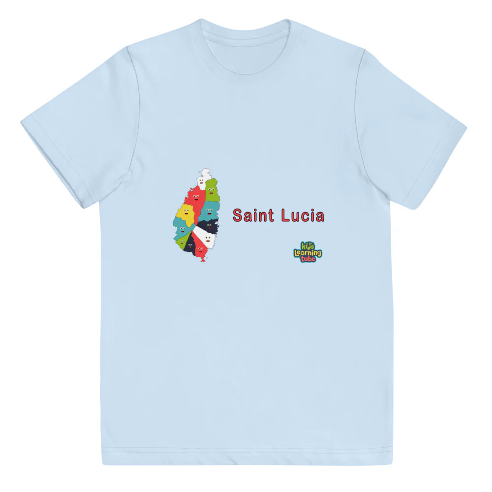Saint Lucia - Youth jersey t-shirt - Image 6