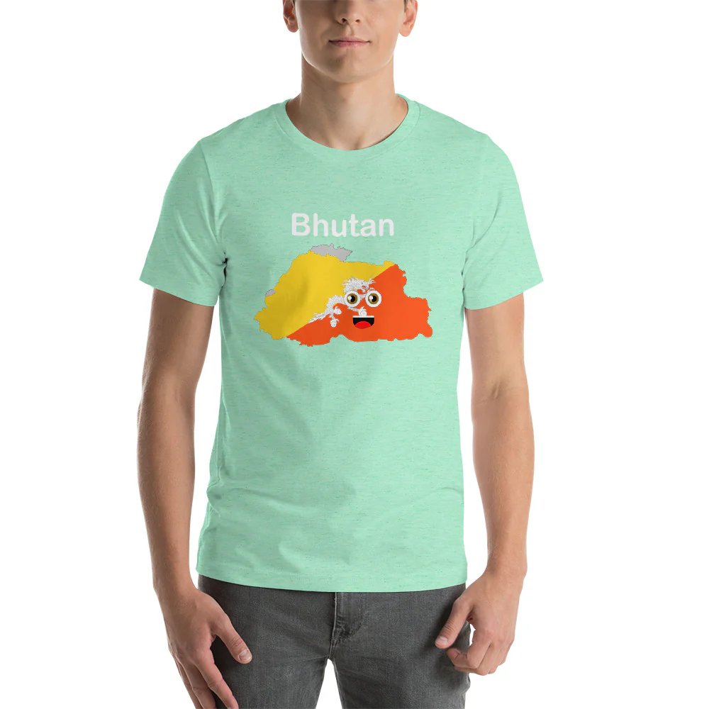Bhutan-Short-Sleeve Unisex T-Shirt - Image 21