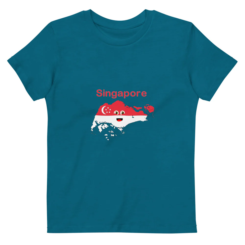 Singapore - Organic cotton kids t-shirt - Image 3