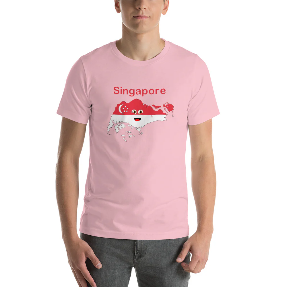 Singapore-Short-Sleeve Unisex T-Shirt - Image 11