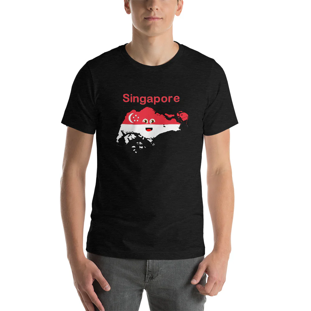 Singapore-Short-Sleeve Unisex T-Shirt - Image 2